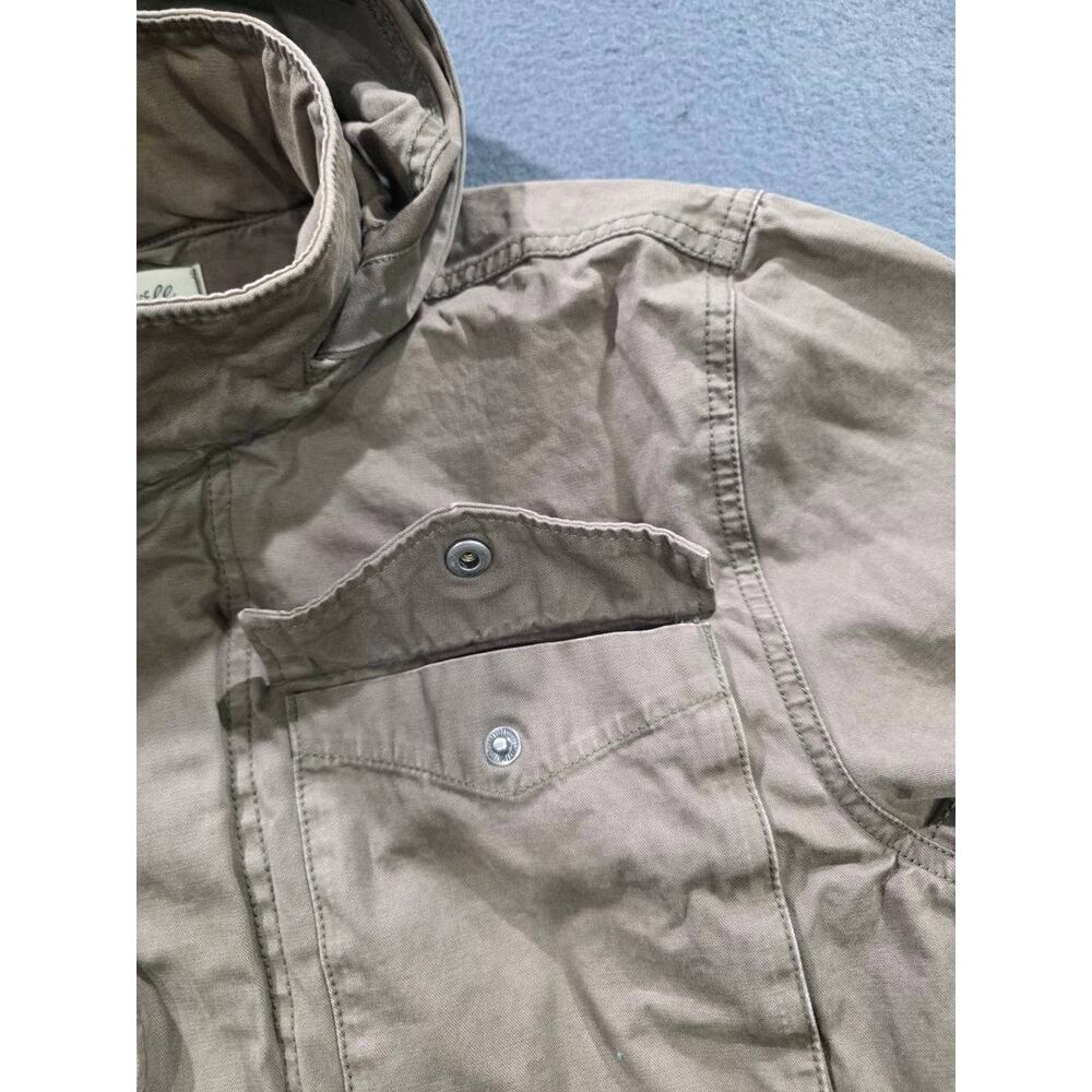 Madewell Jacket Men Y2K Green Military Utility Zip Pockets Army Sz M A009523 - Picture 6 of 12